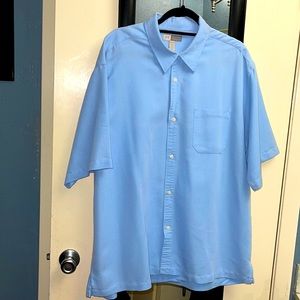 Joseph Abboud Short Sleeve Button Up Collared Shirt